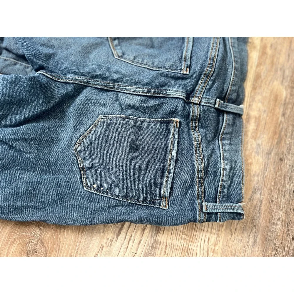 Rachel Roy Womens Straight Leg Distressed Jeans Dark Wash Denim Size 4/27 - Picture 5 of 6